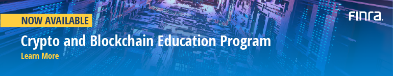 FINRA Crypto and Blockchain Education Program